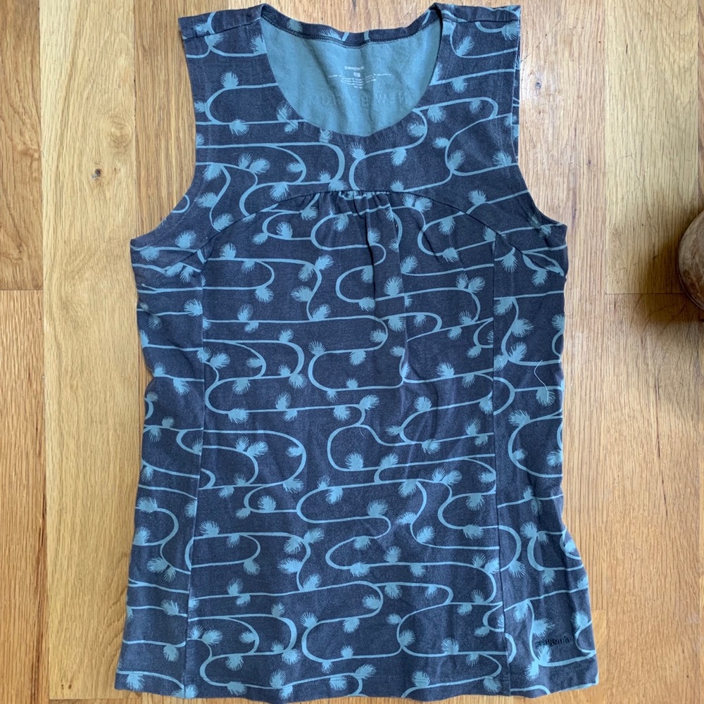 Patagonia New Belgium Patterned Stretch Tank Top